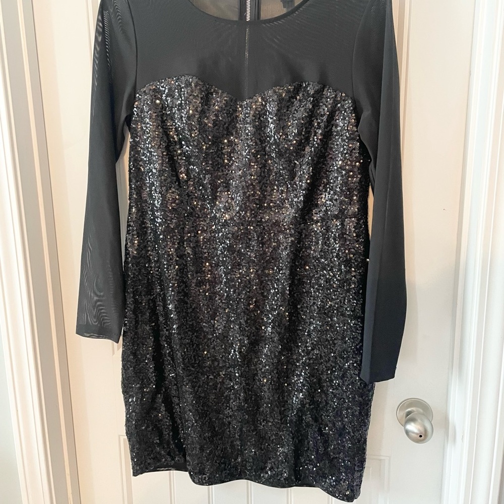 Forever 21 sequin body con dress